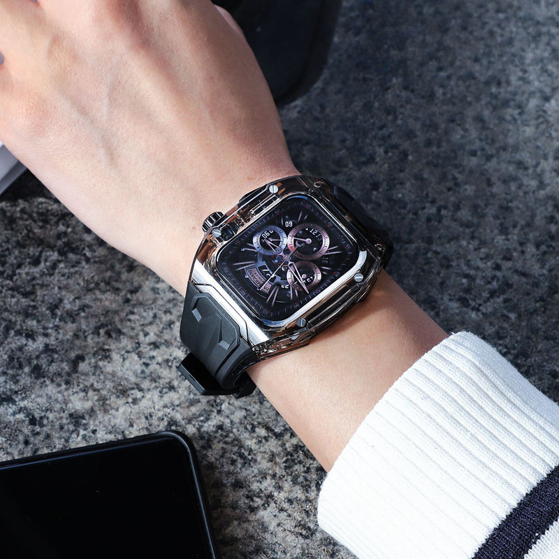 One-piece Apple Watch band that "combines transparency and individuality"