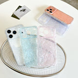 「お気に入りが、今日の気分を上げてくれる」シェル風 オーロラ iPhoneケース