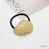 "Milk Coffee Geometric" hair tie