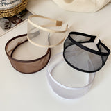 "Light and sheer around the face" Wide Mesh Headband