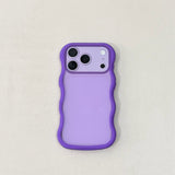"Your oshi color in the palm of your hand" Ergonomic wave translucent iPhone case for iPhone 17, 16, 15