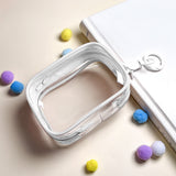 Clear mini pouch with a keychain for displaying and carrying your "oshi"