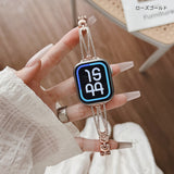 "Shining and delicate" metal Apple Watch band