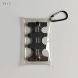 「クリアコインポーチ」PVC透明ミニ財布