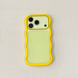 "Your oshi color in the palm of your hand" Ergonomic wave translucent iPhone case for iPhone 17, 16, 15