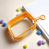 Clear mini pouch with a keychain for displaying and carrying your "oshi"