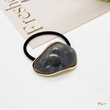 "Milk Coffee Geometric" hair tie