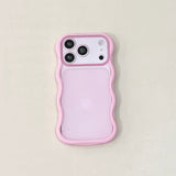 "Your oshi color in the palm of your hand" Ergonomic wave translucent iPhone case for iPhone 17, 16, 15