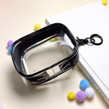 Clear mini pouch with a keychain for displaying and carrying your "oshi"