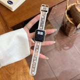 Transparent Yellow Silk Series TPU Strap for Apple Watch 11th Gen 10/9/8SE/Ultra