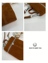 "Matte Retro" Square Shoulder Bag