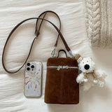 "Matte Retro" Square Shoulder Bag