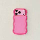 "Your oshi color in the palm of your hand" Ergonomic wave translucent iPhone case for iPhone 17, 16, 15
