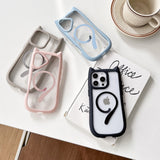 "Gently wavy" macaron-colored silicone case