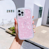 「推し色が、今日の味方になる」手になじむウェーブ デザインシート iPhoneケース
