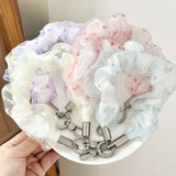 "Sheer Frills on Your Wrist" Double-Layer Organza Smartphone Wrist Strap