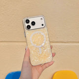 「私らしさは、光の中で輝きだす」シェル風 マグネット対応 iPhoneケース