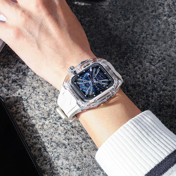 One-piece Apple Watch band that "combines transparency and individuality"