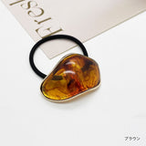 "Milk Coffee Geometric" hair tie