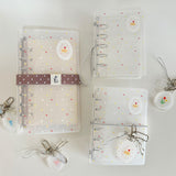 "Lace Cake Sticker Book" M5/A6 personal/A7 size transparent PVC collection book