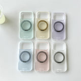 Matte Translucent Solid Color 360 Rotating Stand Case for iPhone 17 Pro Max, Apple 16, and 15 Pro, Women's Phone Case