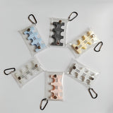 「クリアコインポーチ」PVC透明ミニ財布