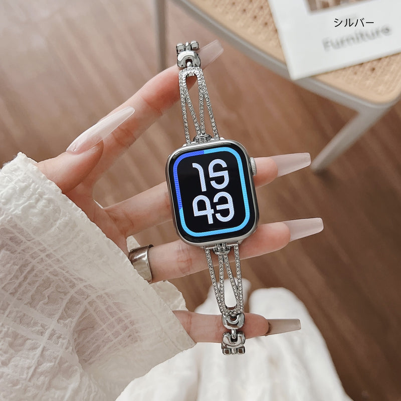 "Shining and delicate" metal Apple Watch band