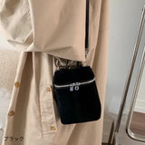 "Matte Retro" Square Shoulder Bag