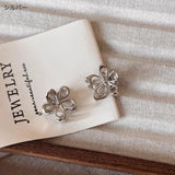 "Subtle sparkle" mini flower hair clip