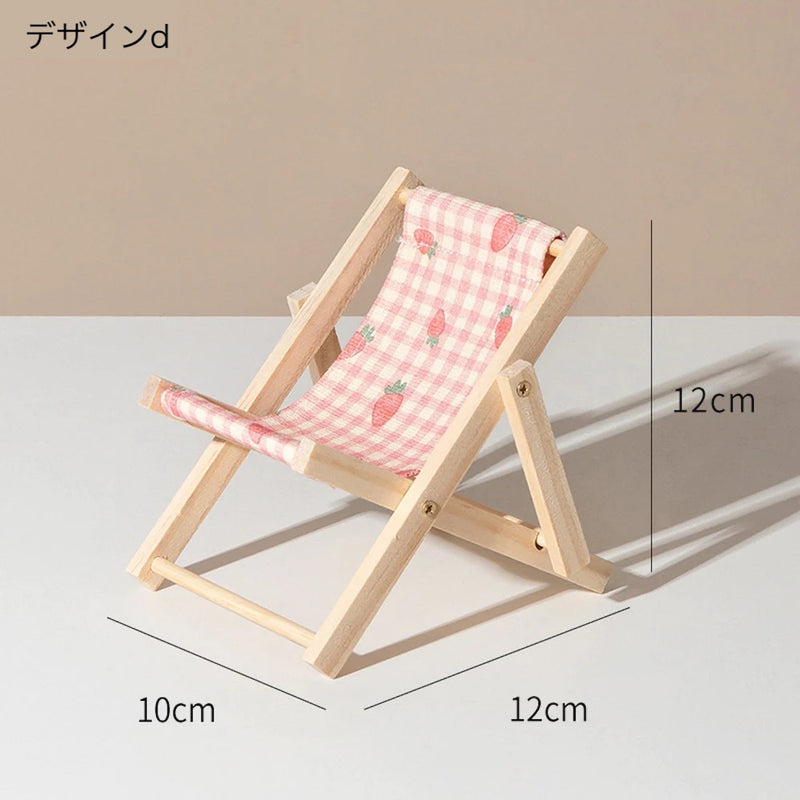 "Katasumi Vacation" Chair-shaped Smartphone Stand