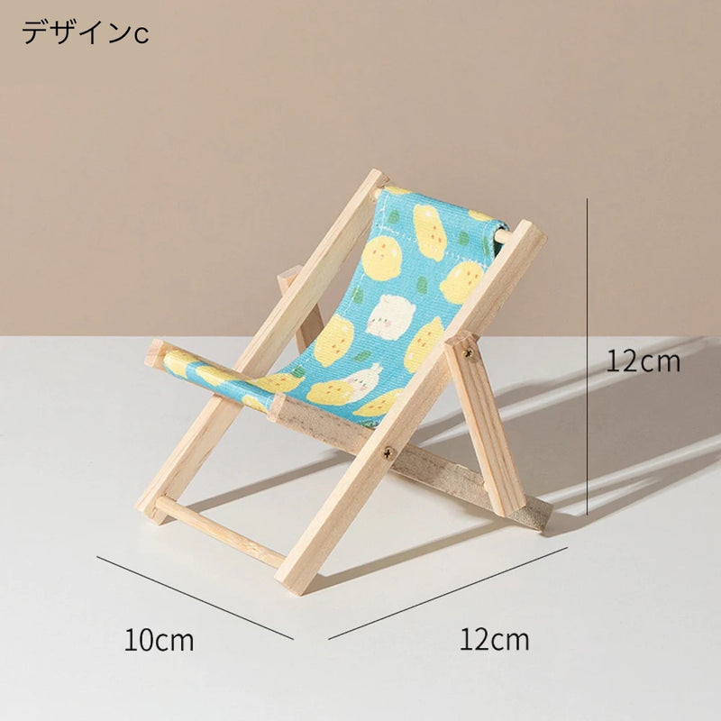 "Katasumi Vacation" Chair-shaped Smartphone Stand