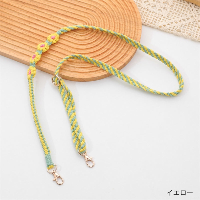 "Swaying with flowers" small flower nylon strap