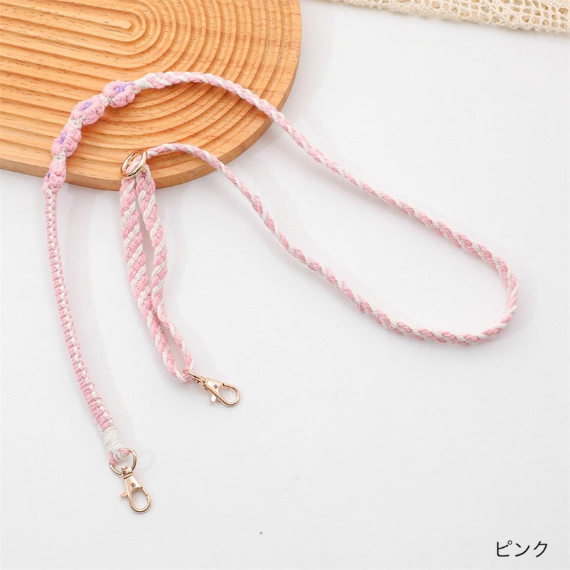 "Swaying with flowers" small flower nylon strap