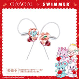 GAACAL x SWIMMER Wired Earphones with Interchangeable Covers [Red] Gingham Cherry LIFEEAR Nova Specifications