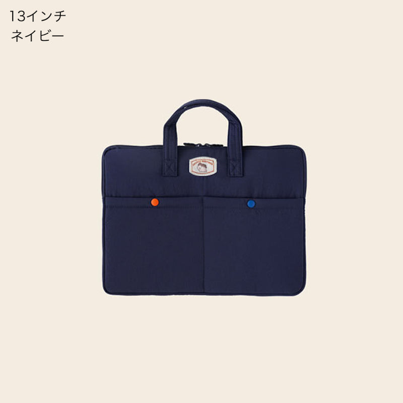 "Play Dot" PC/tablet case with outer pocket