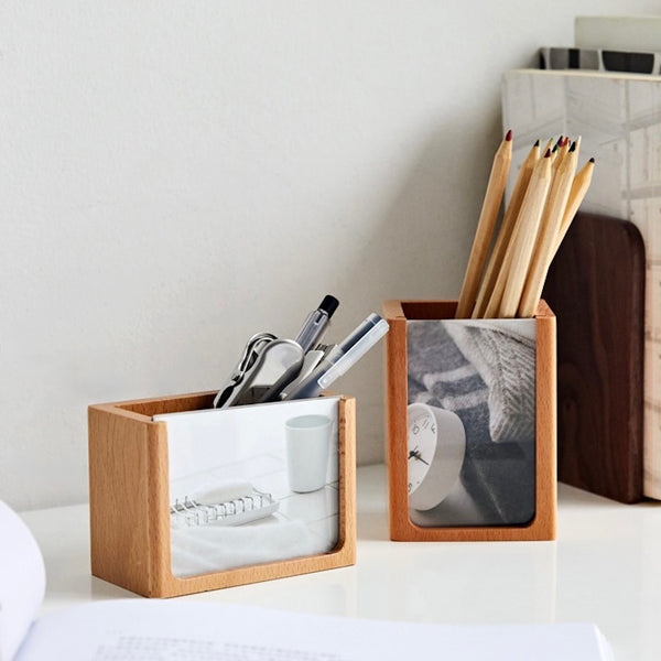 "The finishing touch" photo frame and pen stand