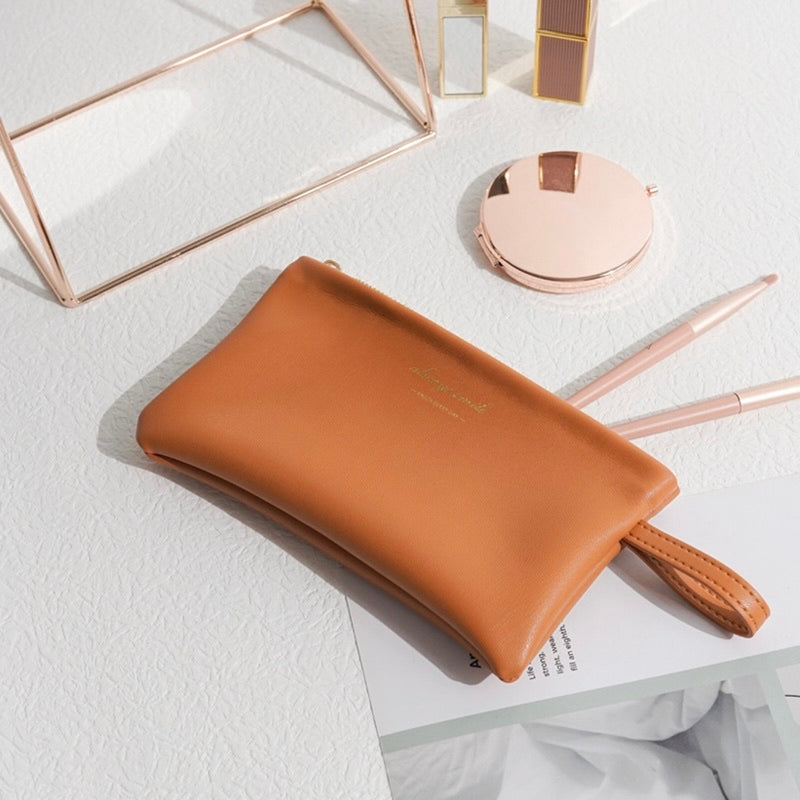 "Simple One" Waterproof Leather Pouch