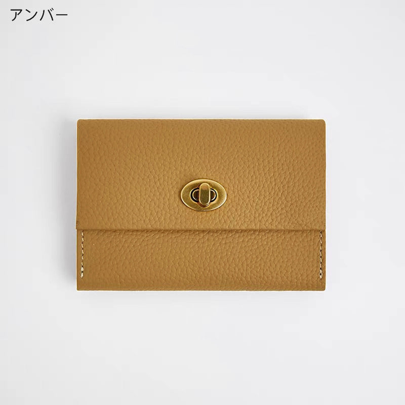 Genuine leather mini wallet for adults