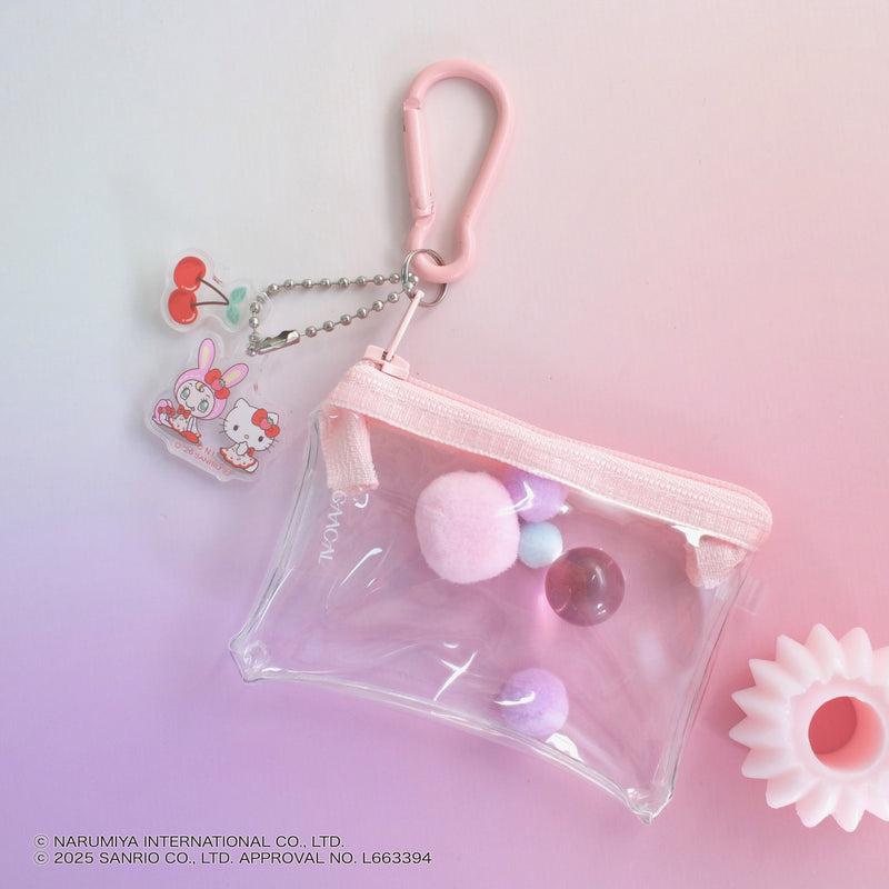 [Pre-order] GAACAL x Mezzo Piano x Hello Kitty Mini Pouch + Acrylic Strap