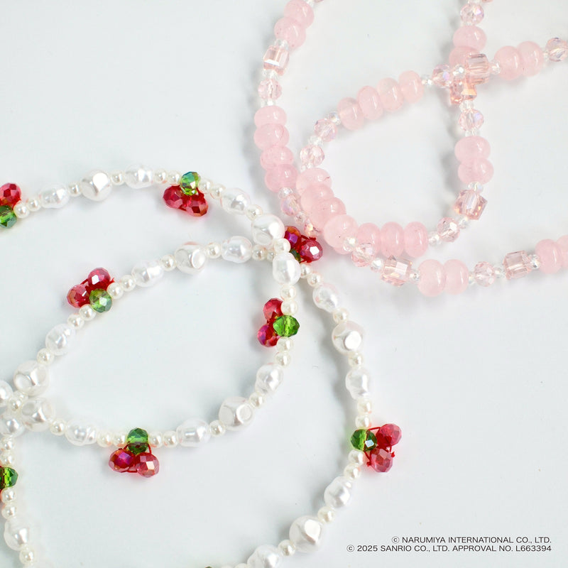 [Pre-order] GAACAL x Mezzo Piano x Hello Kitty Beaded Strap (with phone tab)