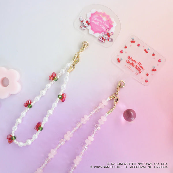 [Pre-order] GAACAL x Mezzo Piano x Hello Kitty Beaded Strap (with phone tab)