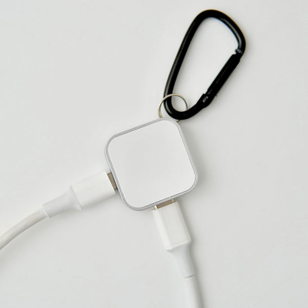 "Charge Charm" Apple Watch charger with carabiner
