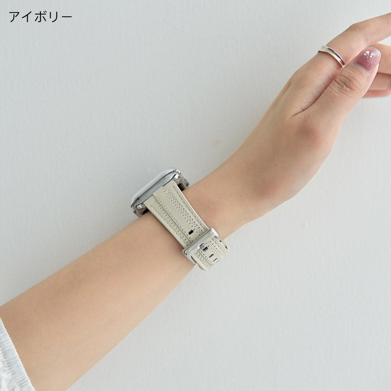 "Adult-like" PU Leather Apple Watch Band 