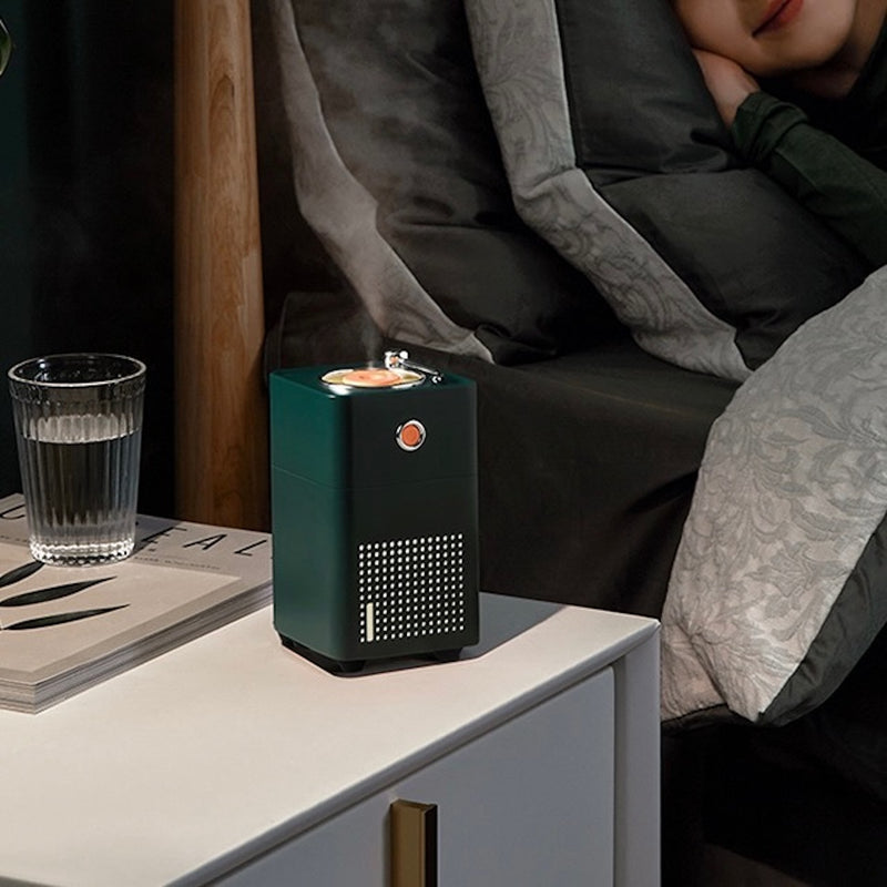 "Leave the night" humidifier with light