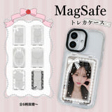 「推しを上品に飾る」GAACALオリジナル MagSafeトレカケース レースデザイン