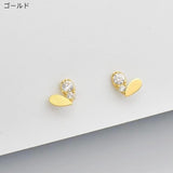 "Shining Thoughts" S925 Heart Earrings