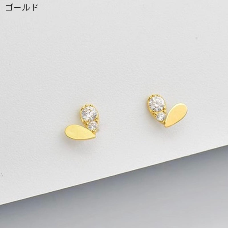 "Shining Thoughts" S925 Heart Earrings