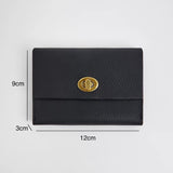 Genuine leather mini wallet for adults