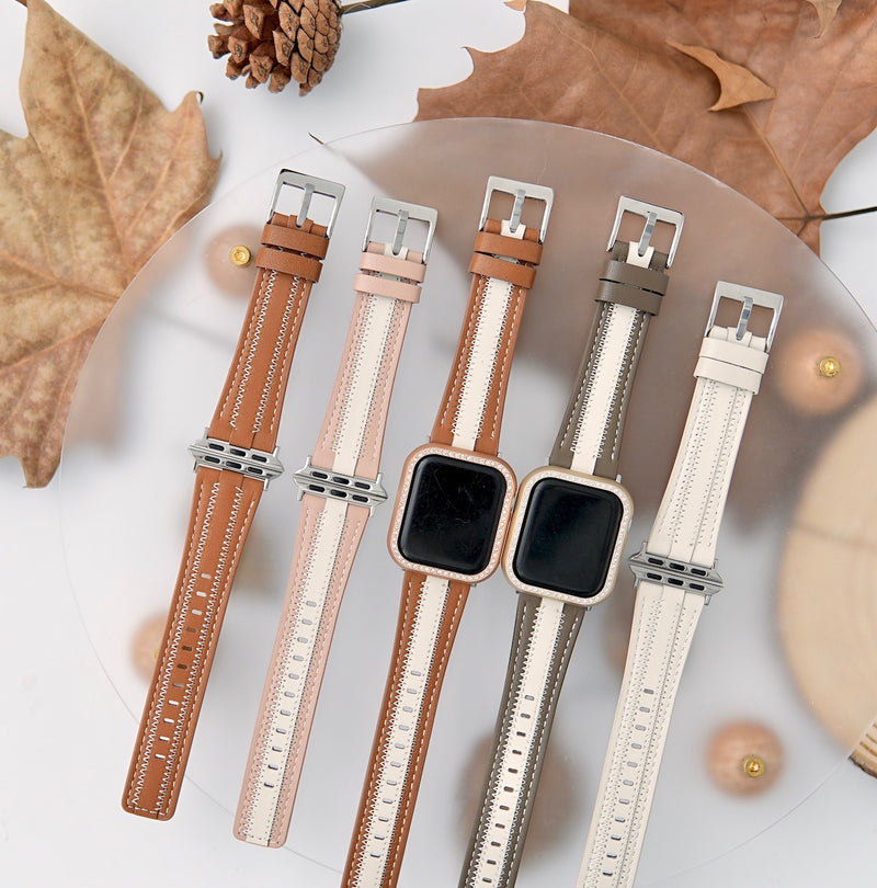 "Adult-like" PU Leather Apple Watch Band 