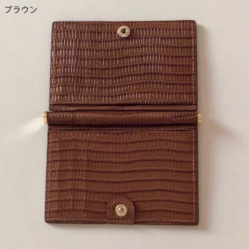 "Slips into the gap" slim mini wallet